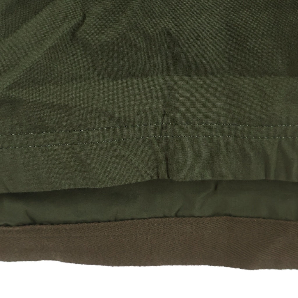 Sacai(サカイ) 21SS Cotton Nylon Oxford Pullover コットンナイロン 肩ジッパー加工 オックスフォード 半袖プルオーバー カーキ 21-02503M