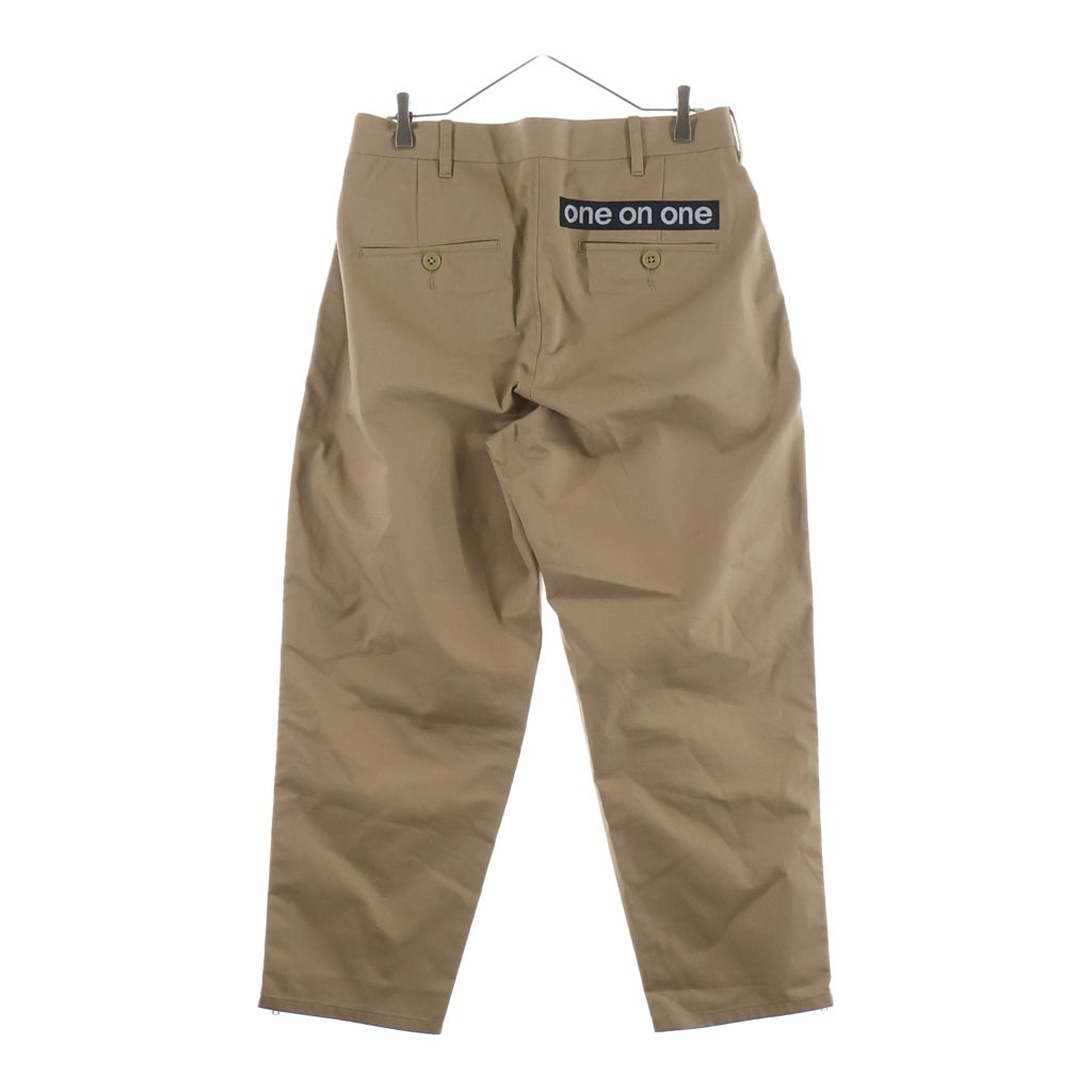 UNDERCOVER(アンダーカバー) 21AW ×WTAPS T/C TWILL SIDE ZIP 2TUCK PT ダブルタップス ツイルサイドジップ 2タック パンツ ベージュ UC1B9501