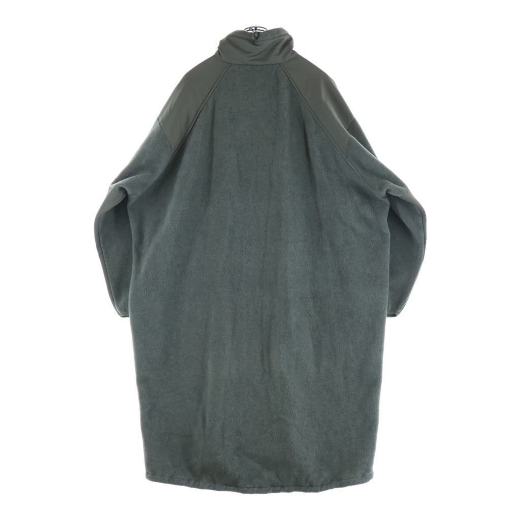 HYKE(ハイク) 22AW FLEECE LONG COAT フリースロングコート オリーブ 27043