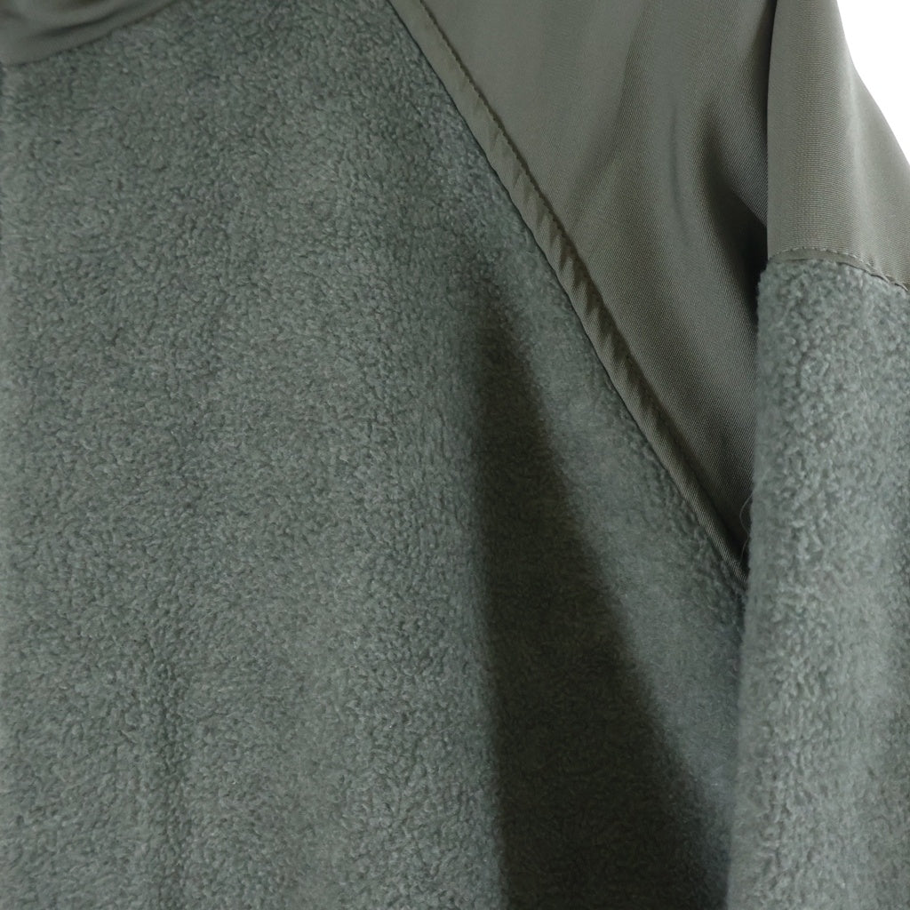 HYKE(ハイク) 22AW FLEECE LONG COAT フリースロングコート オリーブ 27043