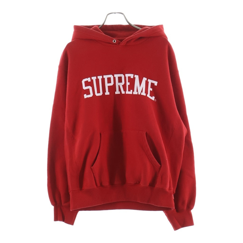 SUPREME(シュプリーム) 23AW Varsity Hooded Sweatshirt バーシティーロゴ プルオーバースウェットパーカー レッド