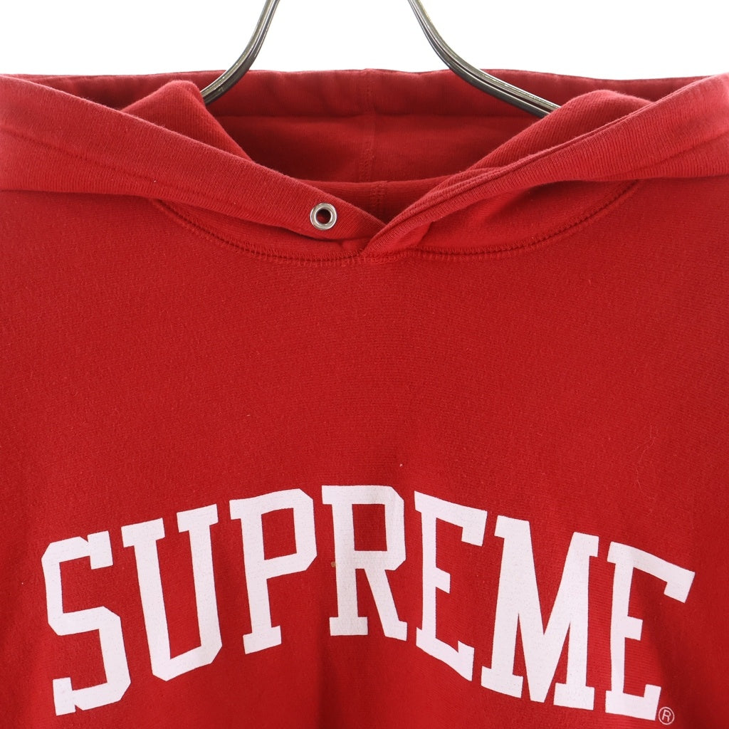 SUPREME(シュプリーム) 23AW Varsity Hooded Sweatshirt バーシティーロゴ プルオーバースウェットパーカー レッド