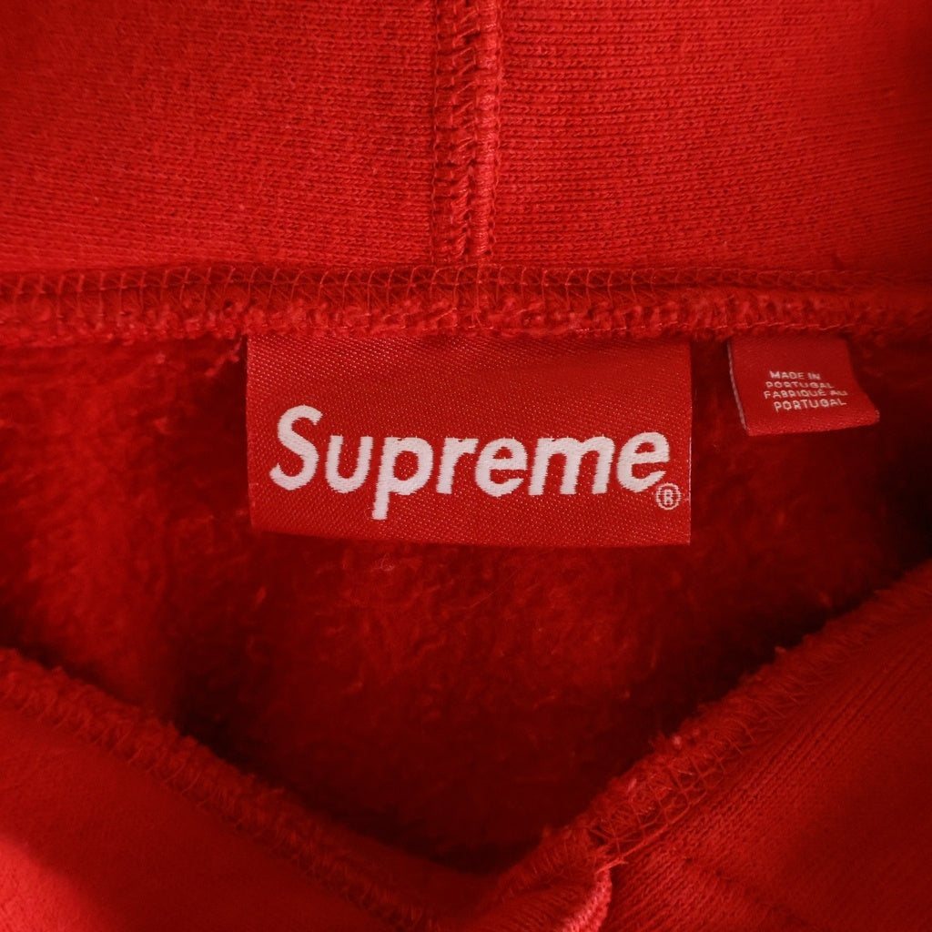 SUPREME(シュプリーム) 23AW Varsity Hooded Sweatshirt バーシティーロゴ プルオーバースウェットパーカー レッド