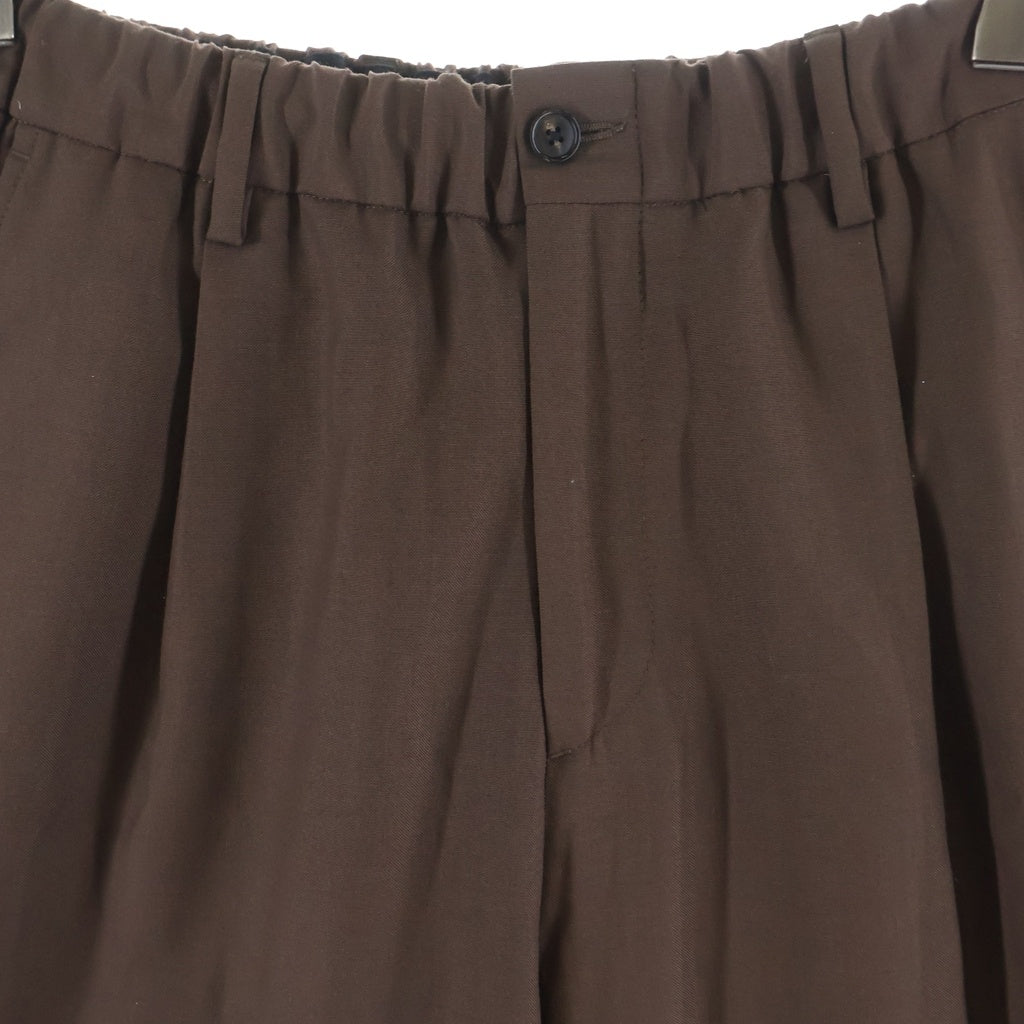 SUPREME(シュプリーム) 22SS Pleated Trouser プリーツ トラウザー イージーパンツ ブラウン SUPPTL031P