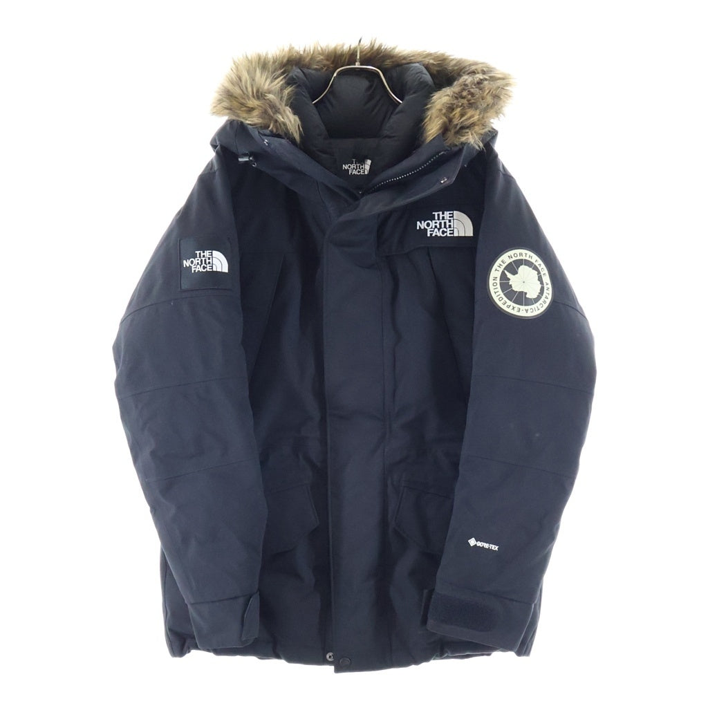 THE NORTH FACE(ザノースフェイス) ANTARCTICA PARKA アンタークティカパーカ フロントロゴエンブロイダリー ファーフーデッド ジップアップ ダウンジャケット ブラック ND92032