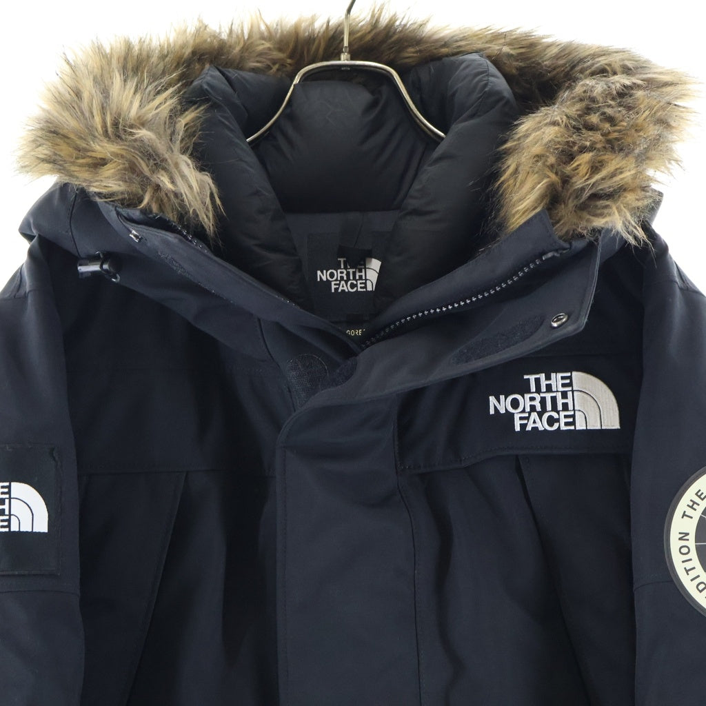 THE NORTH FACE(ザノースフェイス) ANTARCTICA PARKA アンタークティカパーカ フロントロゴエンブロイダリー ファーフーデッド ジップアップ ダウンジャケット ブラック ND92032