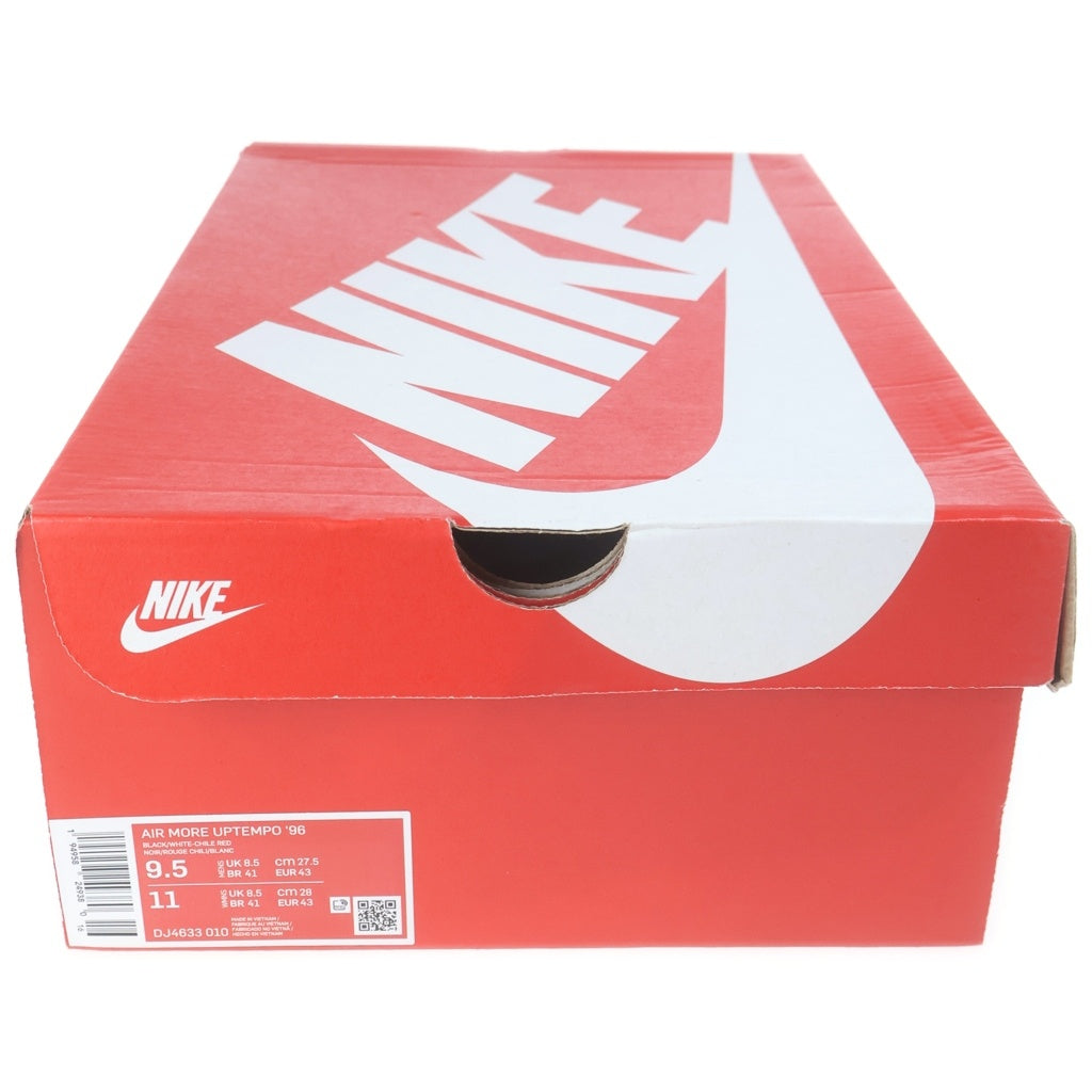 NIKE(ナイキ) AIR MORE UPTEMPO 96 MADE YOU LOOK エア モア アップテンポ メイドユールック ハイカットスニーカー ブラック US9.5/27.5cm DJ4633-010