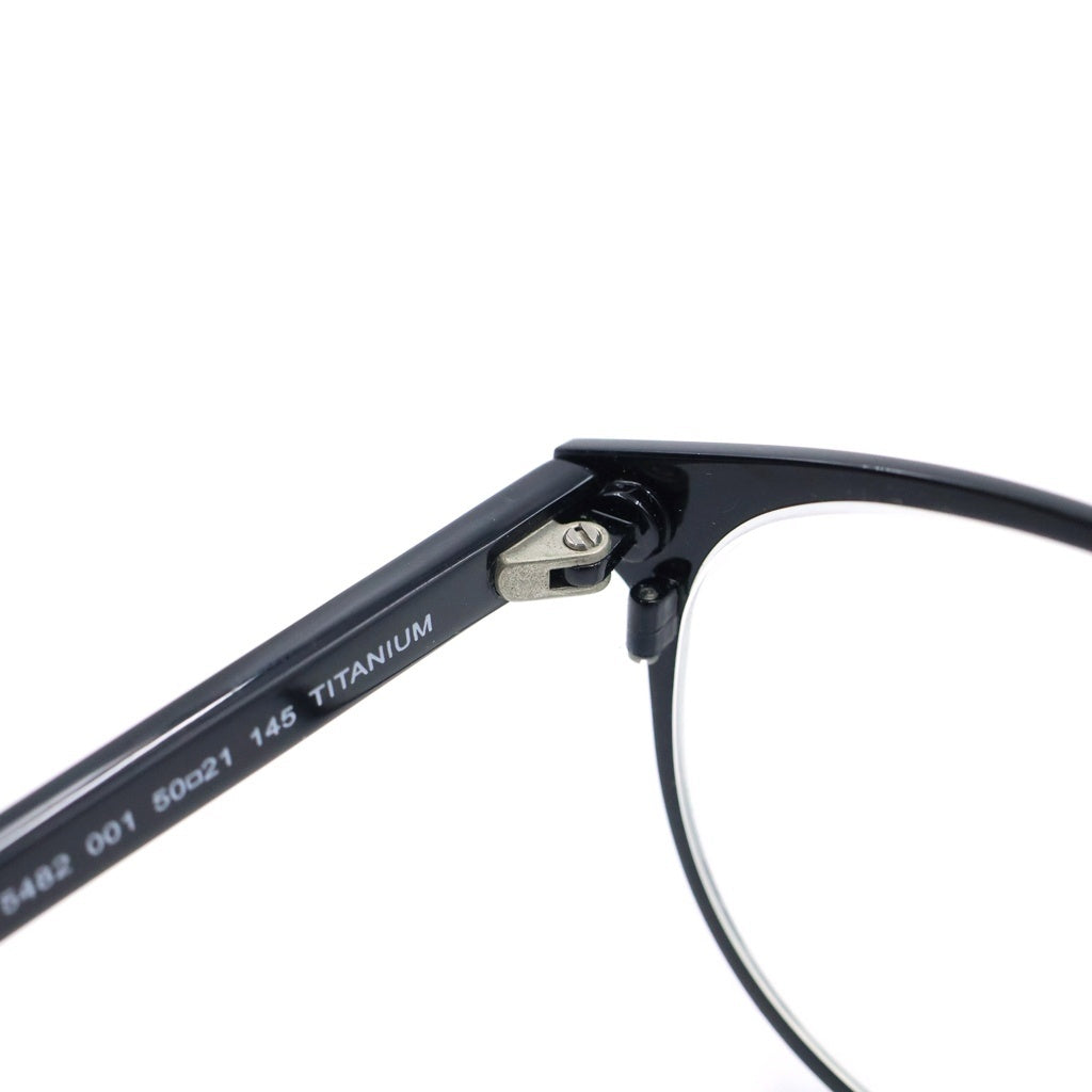 TOM FORD(トムフォード) ボストンフレーム アイウェア 眼鏡 ブラック/シルバー TF5482