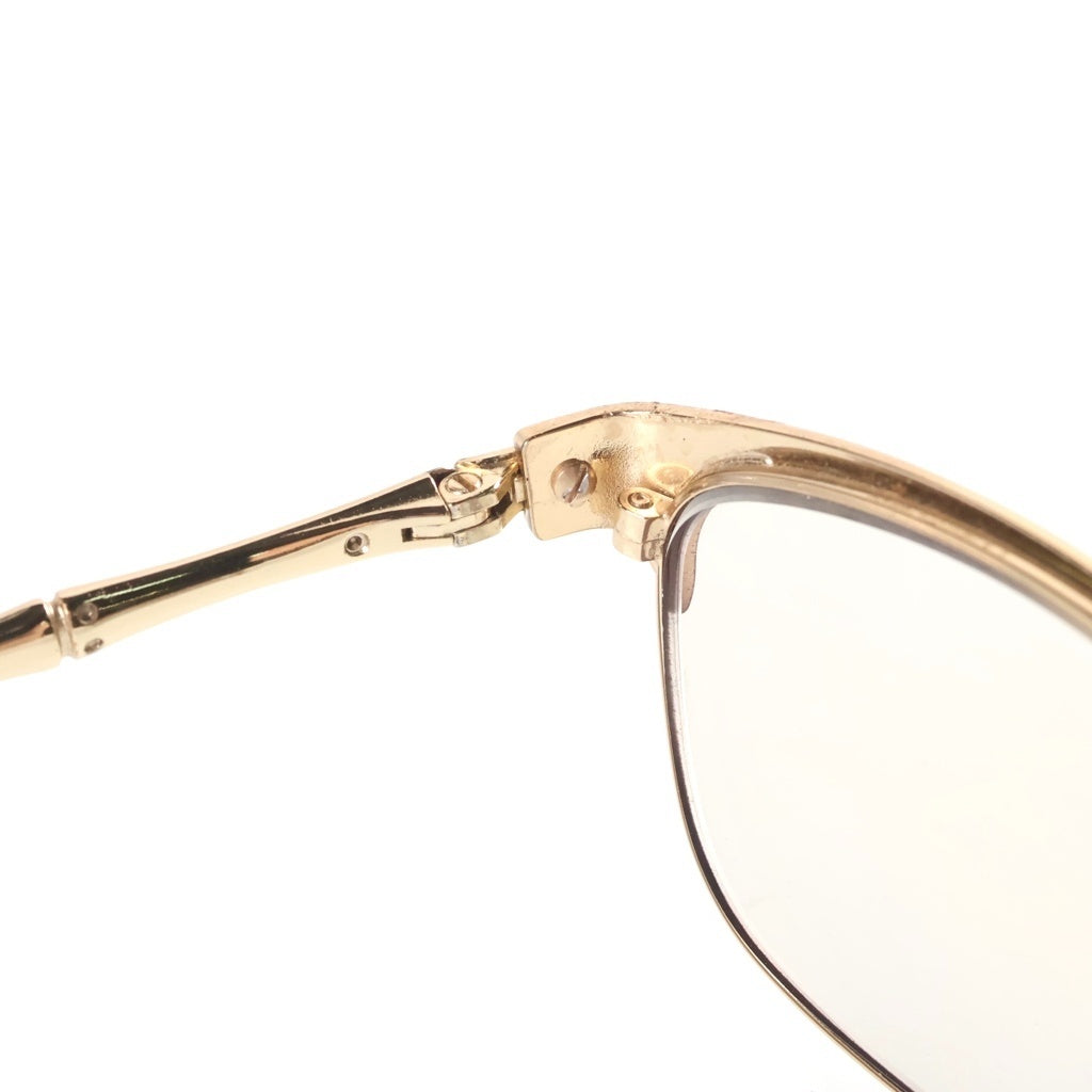 GUCCI(グッチ) スクエアフレーム アイウェア 眼鏡 ブラウン/ゴールド GG4277