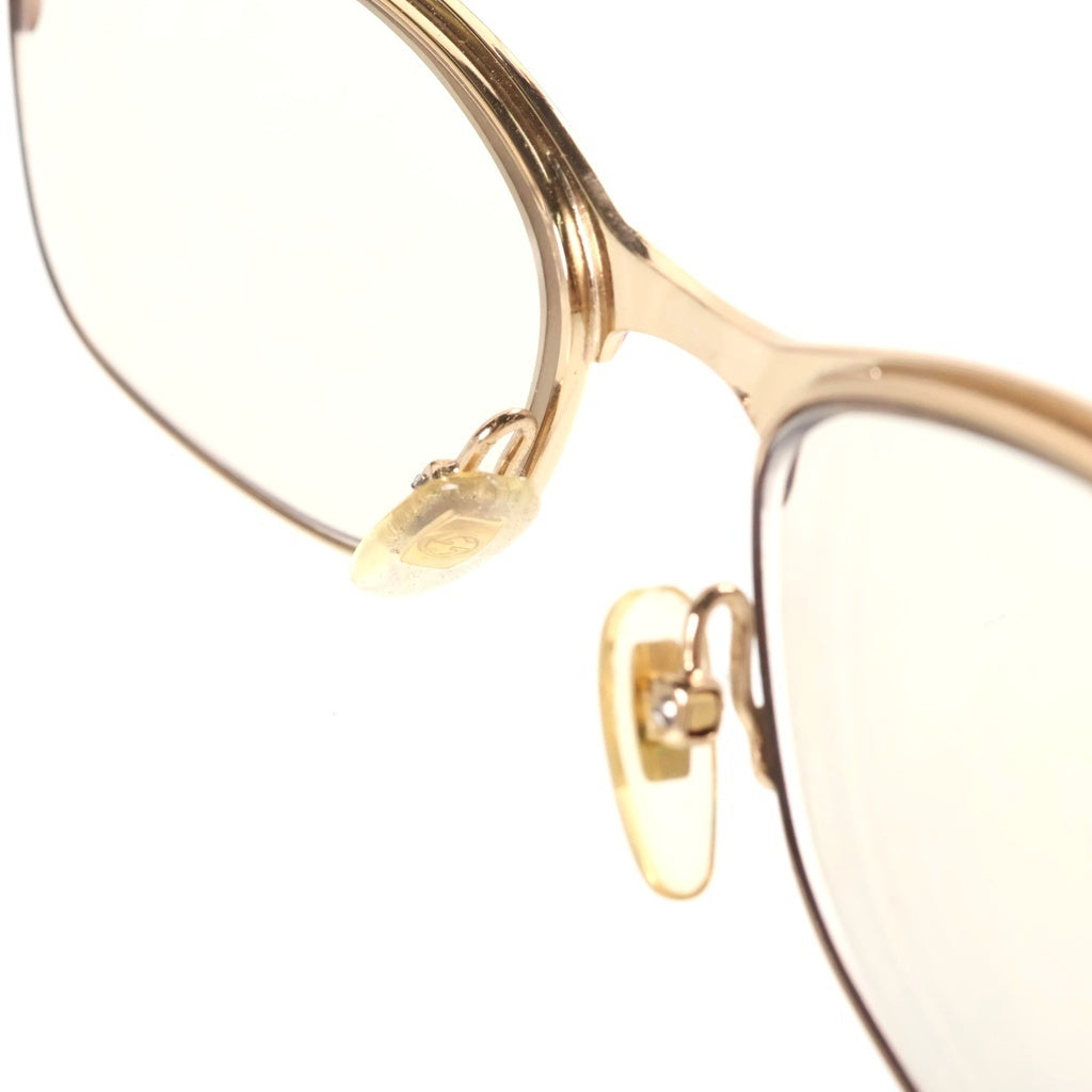 GUCCI(グッチ) スクエアフレーム アイウェア 眼鏡 ブラウン/ゴールド GG4277