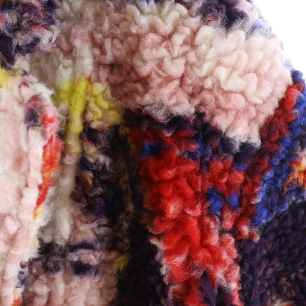 LOEWE(ロエベ) 24AW Richard Hawkins Wool Blend Blazer Multicolor リチャードホーキンス 総柄 ウールブレンド ブレザージャケット コート マルチ HSM1Y03X06