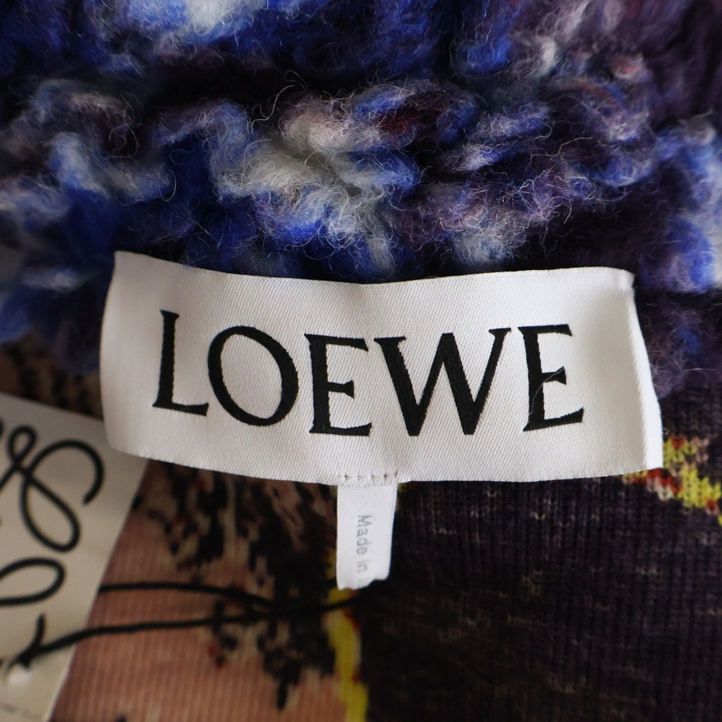 LOEWE(ロエベ) 24AW Richard Hawkins Wool Blend Blazer Multicolor リチャードホーキンス 総柄 ウールブレンド ブレザージャケット コート マルチ HSM1Y03X06