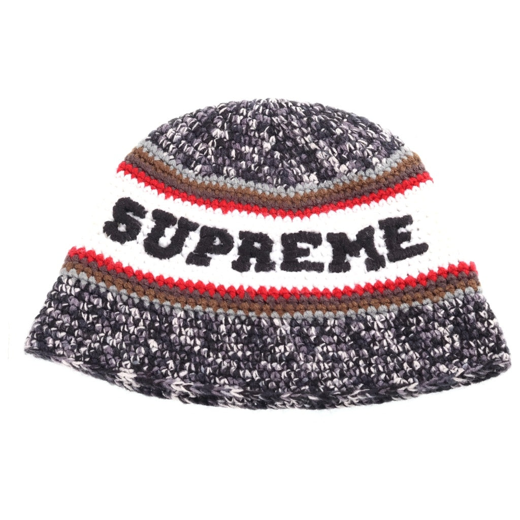 SUPREME(シュプリーム) 26SS Knit Logo Crusher Hat ニットロゴ クラッシャーハット ブラック