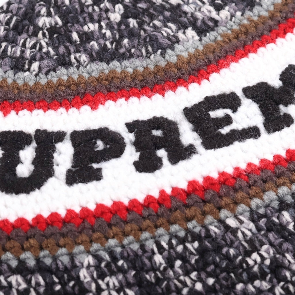 SUPREME(シュプリーム) 26SS Knit Logo Crusher Hat ニットロゴ クラッシャーハット ブラック