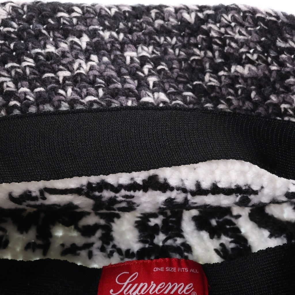 SUPREME(シュプリーム) 26SS Knit Logo Crusher Hat ニットロゴ クラッシャーハット ブラック