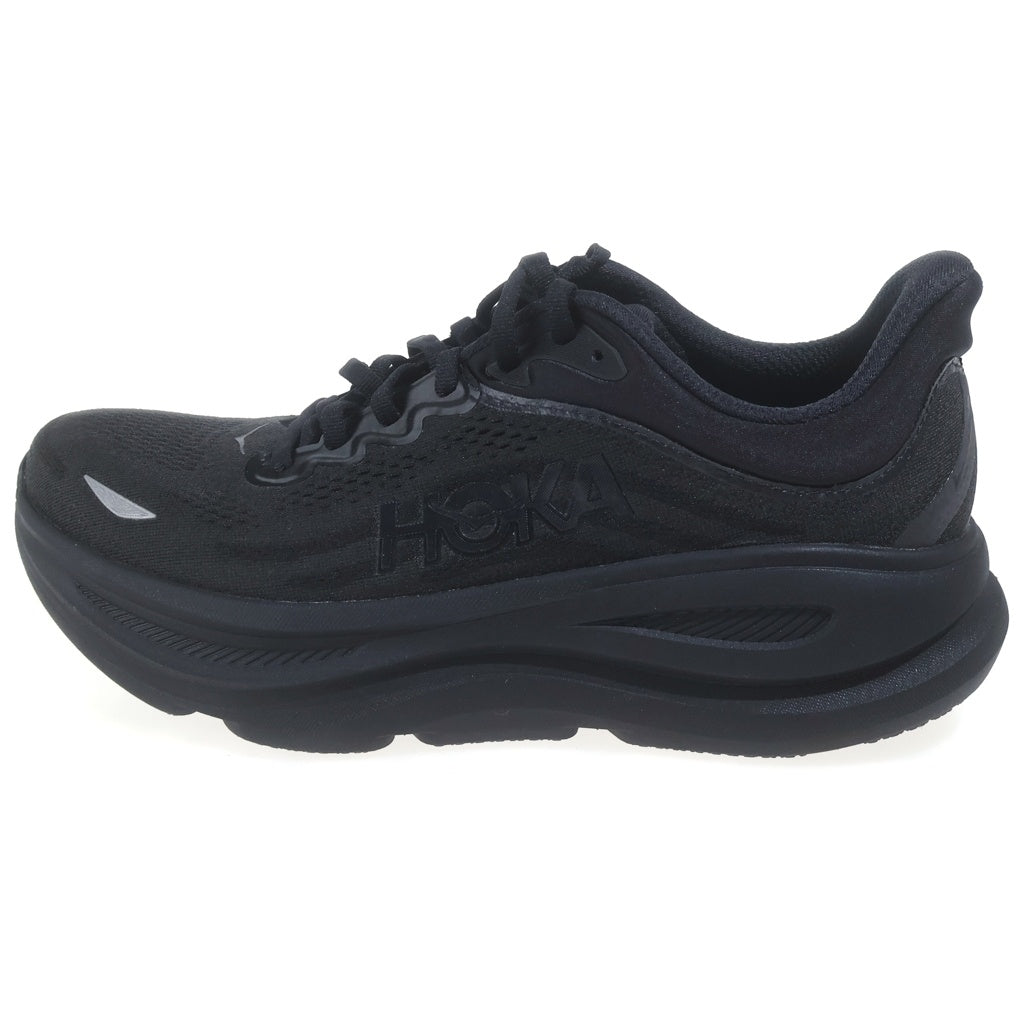 HOKA ONE ONE(ホカオネオネ) M BONDI 9 ボンダイ メッシュ ローカットスニーカー ブラック US8/26cm 1162011