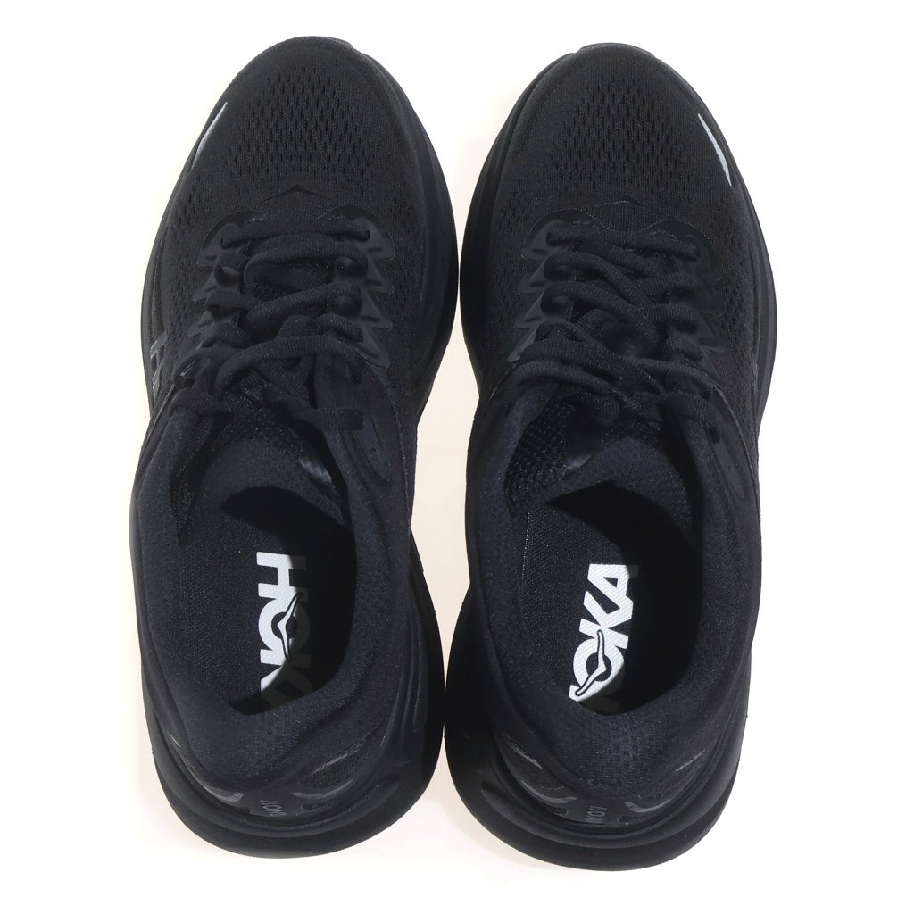 HOKA ONE ONE(ホカオネオネ) M BONDI 9 ボンダイ メッシュ ローカットスニーカー ブラック US8/26cm 1162011