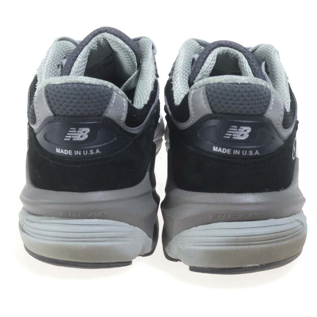 New Balance(ニューバランス) M990BK6 スウェード メッシュ ローカットスニーカー ブラック US8.5/26.5cm