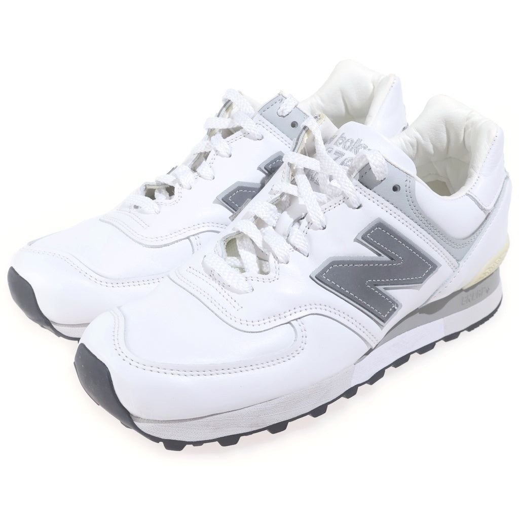 New Balance(ニューバランス) OU576WSI メイドインイングランド レザー ローカットスニーカー ホワイト