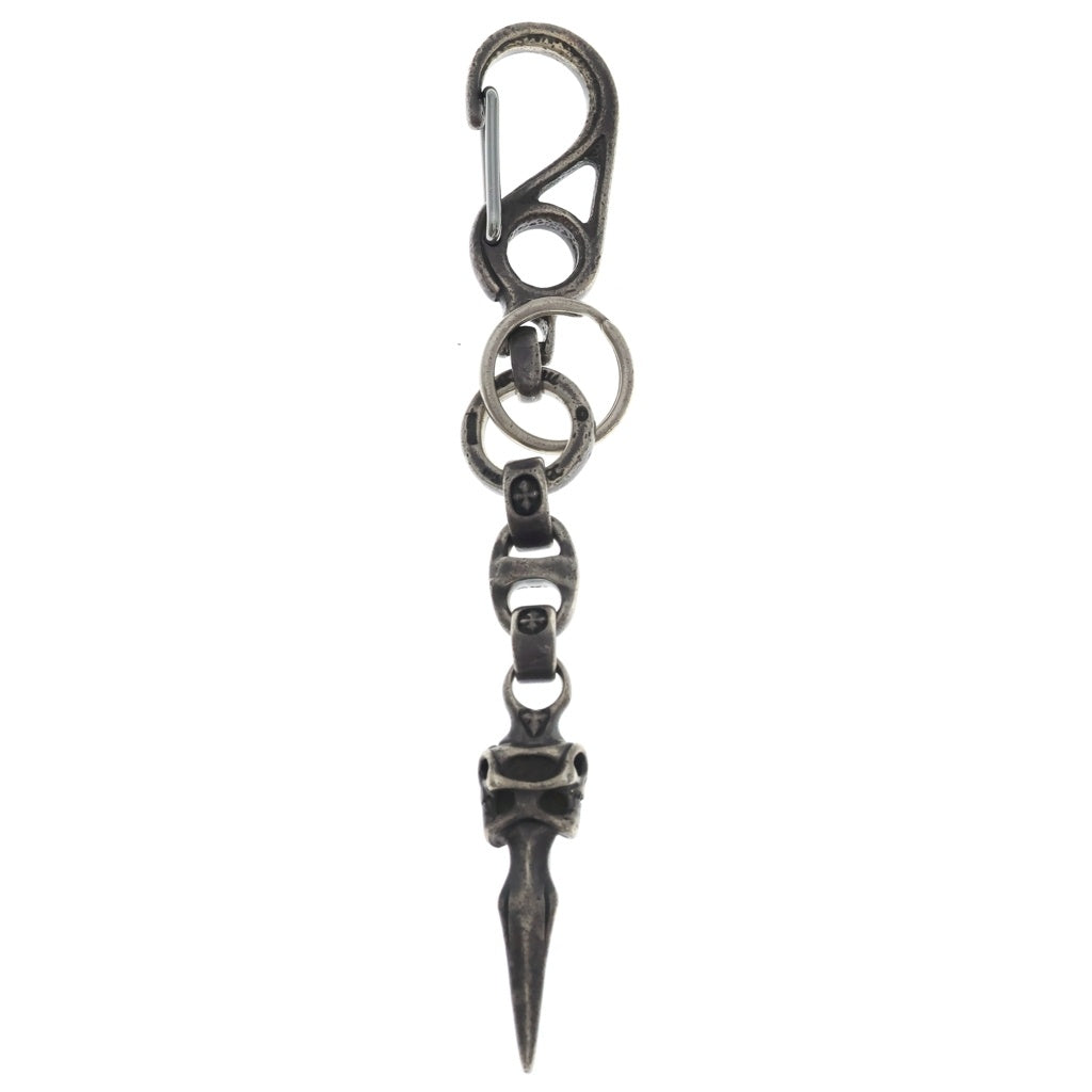 Bill Wall Leather/BWL(ビルウォールレザー) DOUBLE SKULL DAGGER KEY CHAIN ダブルスカルダガー キーチェーン シルバー