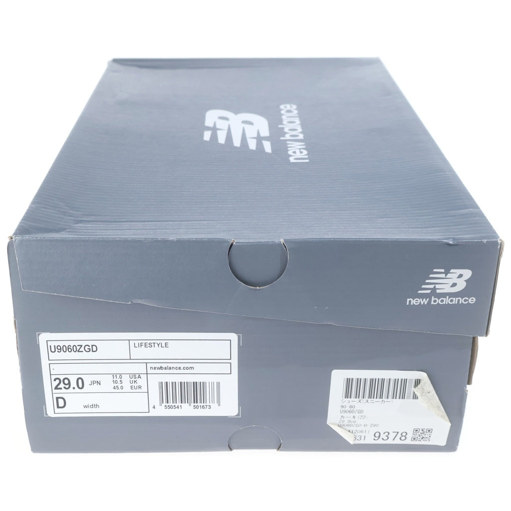 New Balance(ニューバランス) U9060ZGD スエードレザー メッシュ ローカットスニーカー カーキ US11/29cm