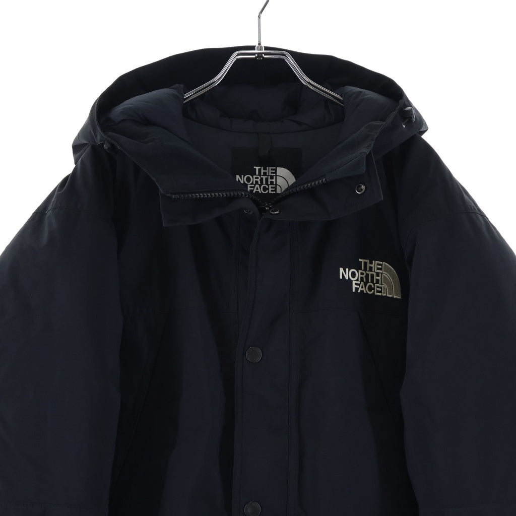 THE NORTH FACE(ザノースフェイス) 22AW GORE-TEX MOUNTAIN DOWN JACKET ゴアテックス ロゴエンブロイダリー フーデッドマウンテンダウンジャケット ブラック ND92237