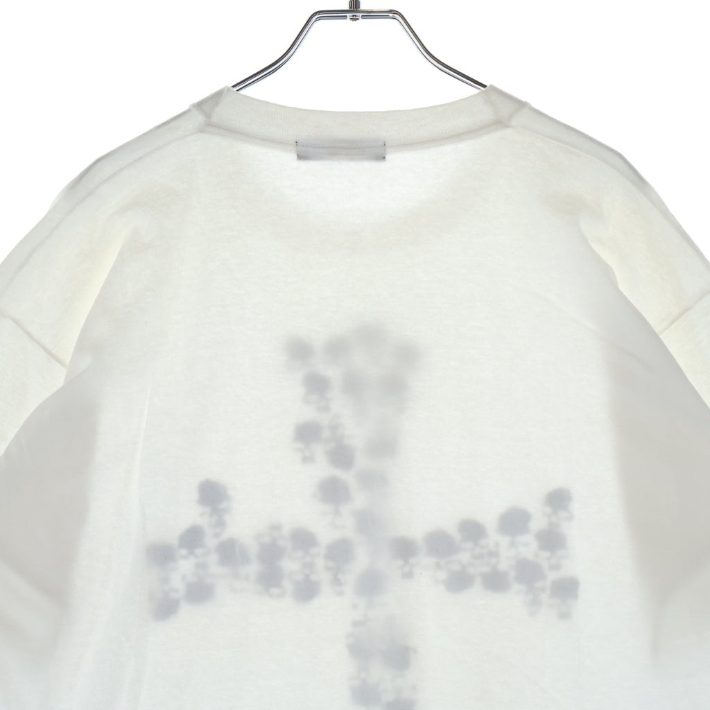 UNDERCOVER(アンダーカバー) 96SS ARCHIVE ドクロ期 クロススカル プリント クルーネック 半袖Tシャツ カットソー ホワイト アーカイブ