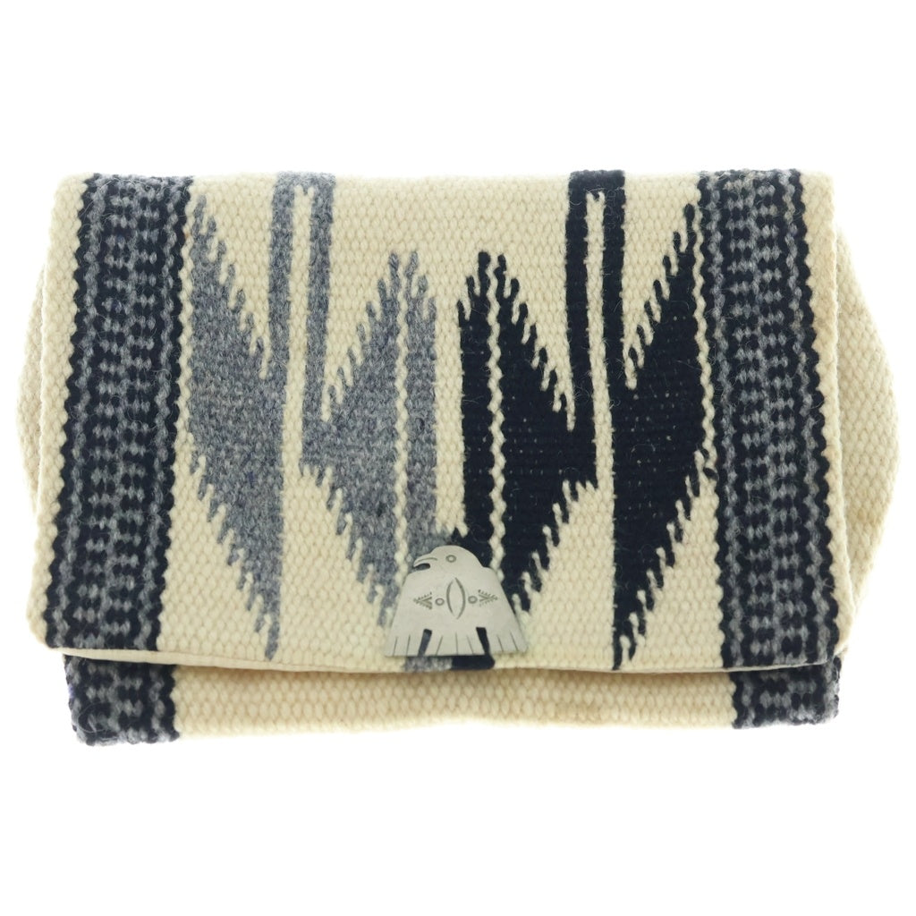VINTAGE(ヴィンテージ) 30S VINTAGE EL CHIMAYO PURSE TALONボールチェーン チマヨポーチ アイボリー