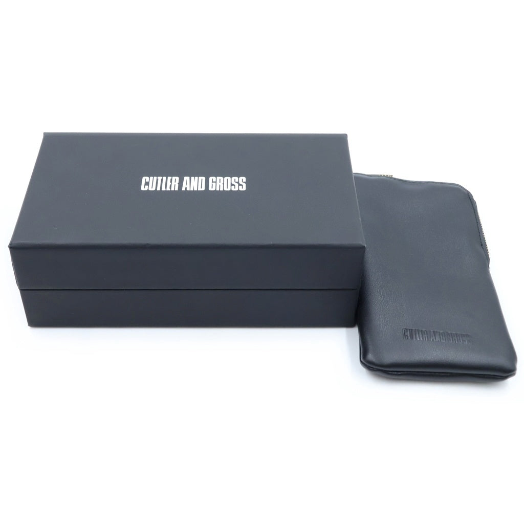 CUTLER AND GROSS(カトラーアンドグロス) ×KINGSMAN MP0932 01 キングスマン ウェリントンフレーム クリアレンズ サングラス メガネ ブラック
