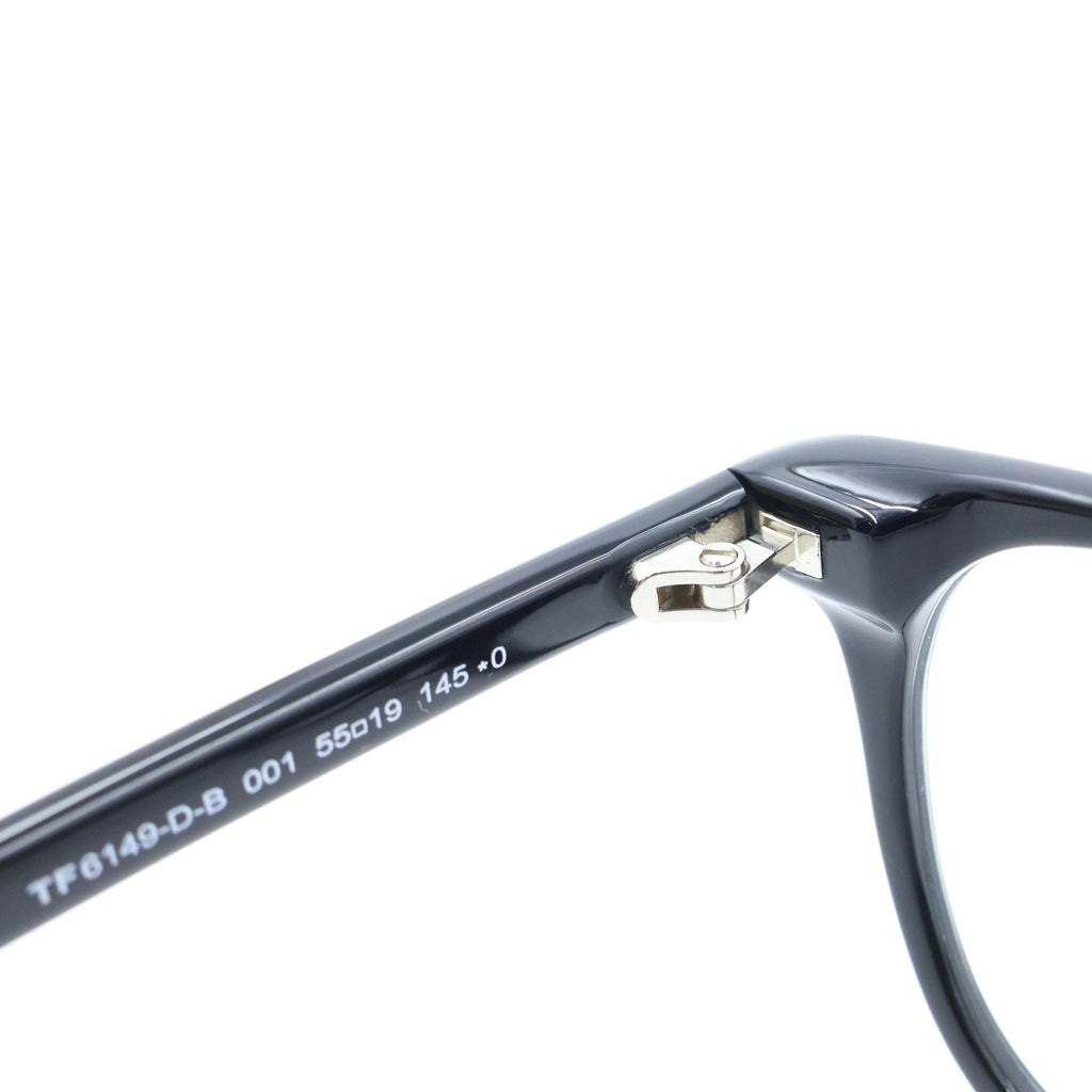 TOM FORD(トムフォード) アジアンフィット ウェリントンフレーム クリアレンズ サングラス メガネ ブラック TF6149-D-B