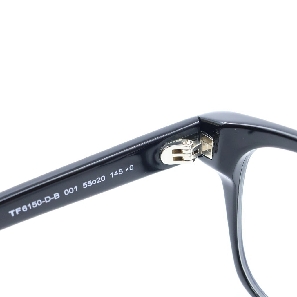 TOM FORD(トムフォード) アジアンフィット スクエアフレーム クリアレンズ サングラス メガネ ブラック TF6150-D-B