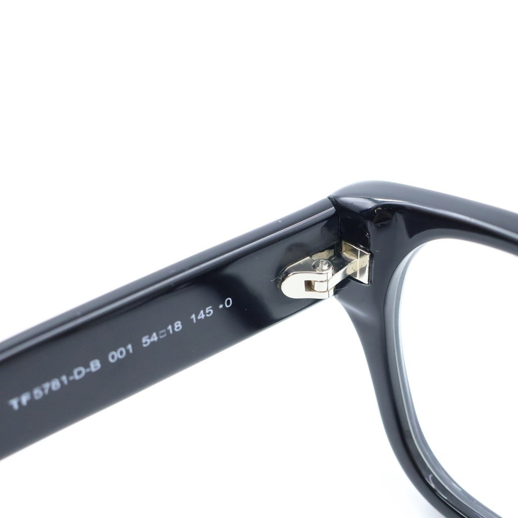 TOM FORD(トムフォード) アジアンフィット スクエアフレーム クリアレンズ サングラス メガネ ブラック TF5781-D-B