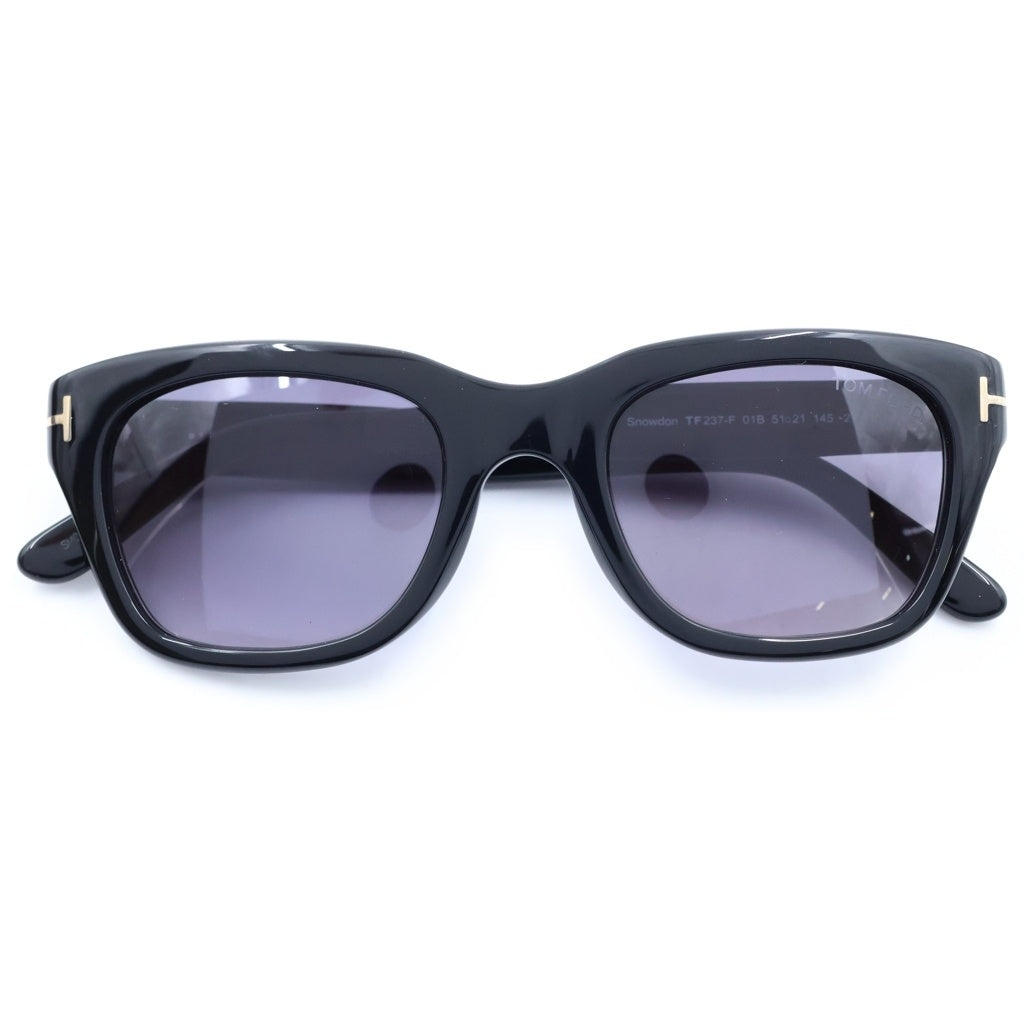 TOM FORD(トムフォード) SNOWDON スノードン ウェリントンフレーム カラーレンズ サングラス メガネ ブラック TF237-F