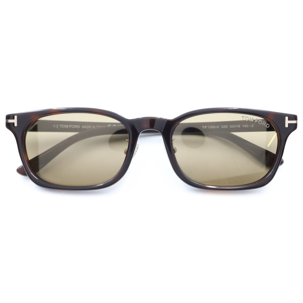 TOM FORD(トムフォード) アジアンフィット スクエアフレーム カラーレンズ サングラス メガネ ブラウン TF1350-D