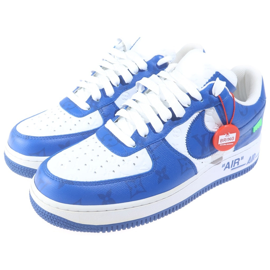 LOUIS VUITTON(ルイヴィトン) ×NIKE AIR FORCE 1 LOW by Virgil Abloh ナイキ エアフォース1 ヴァージルアブロー ローカットスニーカー ブルー/ホワイト