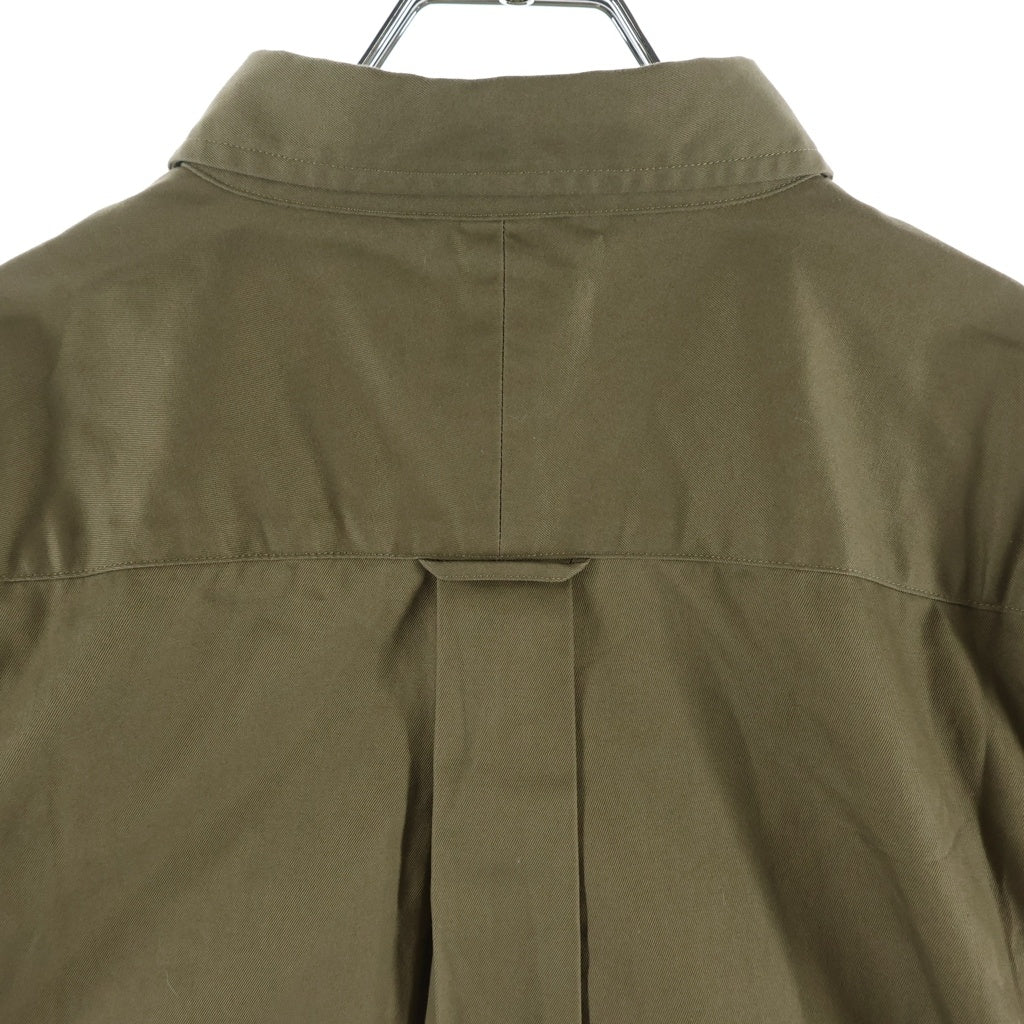 DESCENDANT(ディセンダント) KENNEDYS TWILL L/S SHIRT ケネディ ツイル コットン 長袖シャツ カーキ