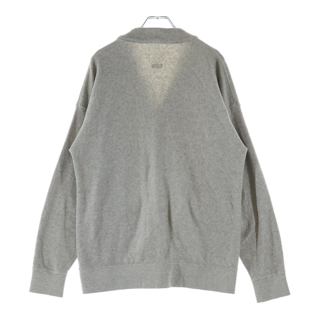 VISVIM(ヴィスヴィム) 22SS SELMER LONG CARDIGAN C/WS PILE セルマー ロング カーディガン グレー 0122105010023