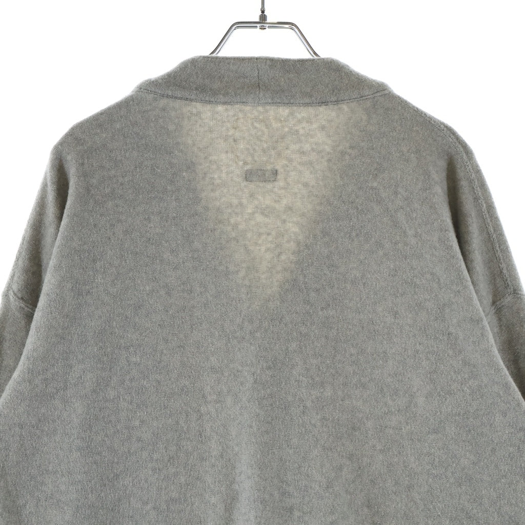 VISVIM(ヴィスヴィム) 22SS SELMER LONG CARDIGAN C/WS PILE セルマー ロング カーディガン グレー 0122105010023