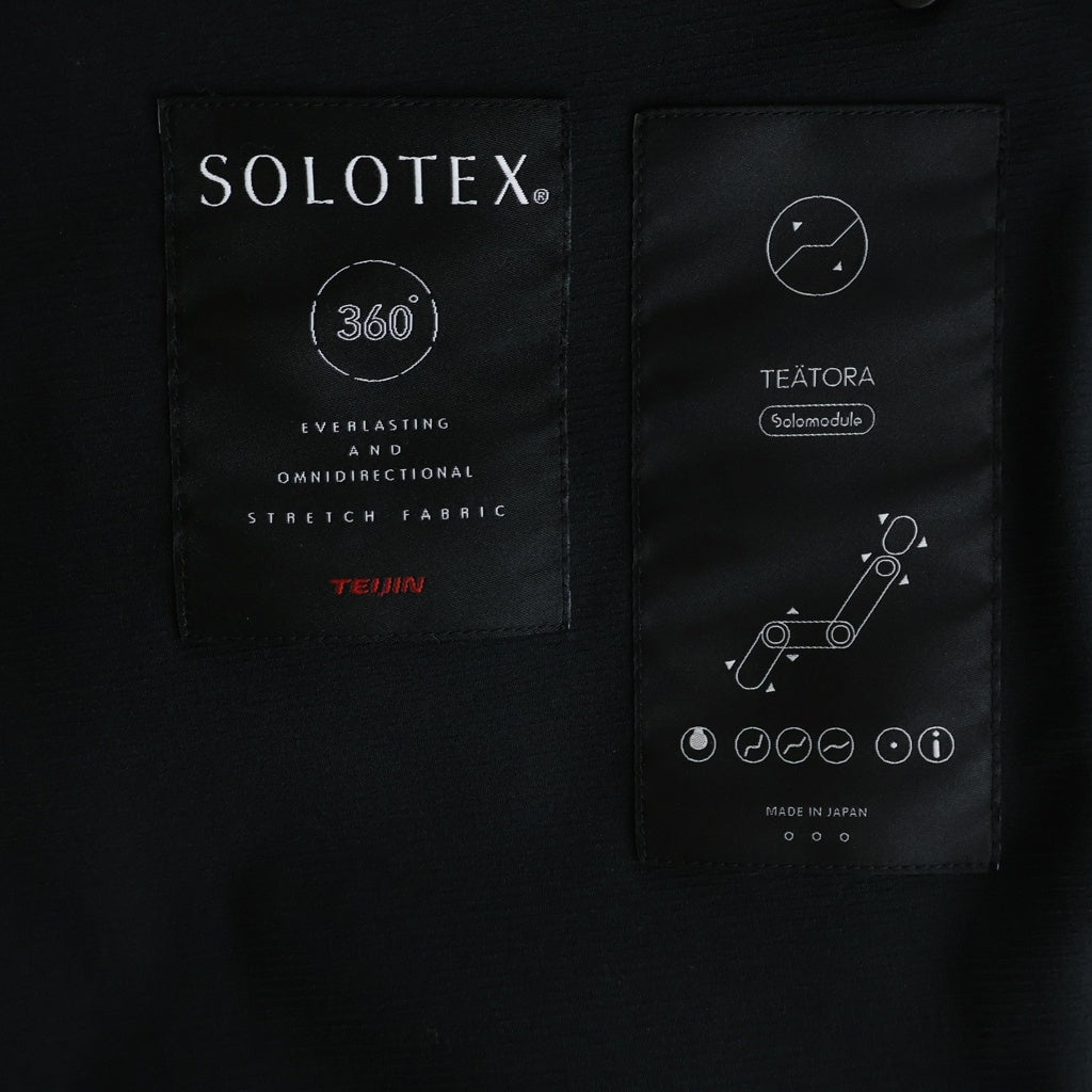 TEATORA(テアトラ) Wallet JKT SM ソロモジュール 2Bシングルテーラード ウォレットジャケット ブラック TT-204-SM