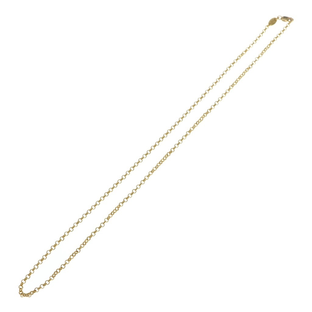CHROME HEARTS(クロムハーツ) 22K NECKCHAIN R18 ロールチェーンネックレス 18inch ゴールド BCA010