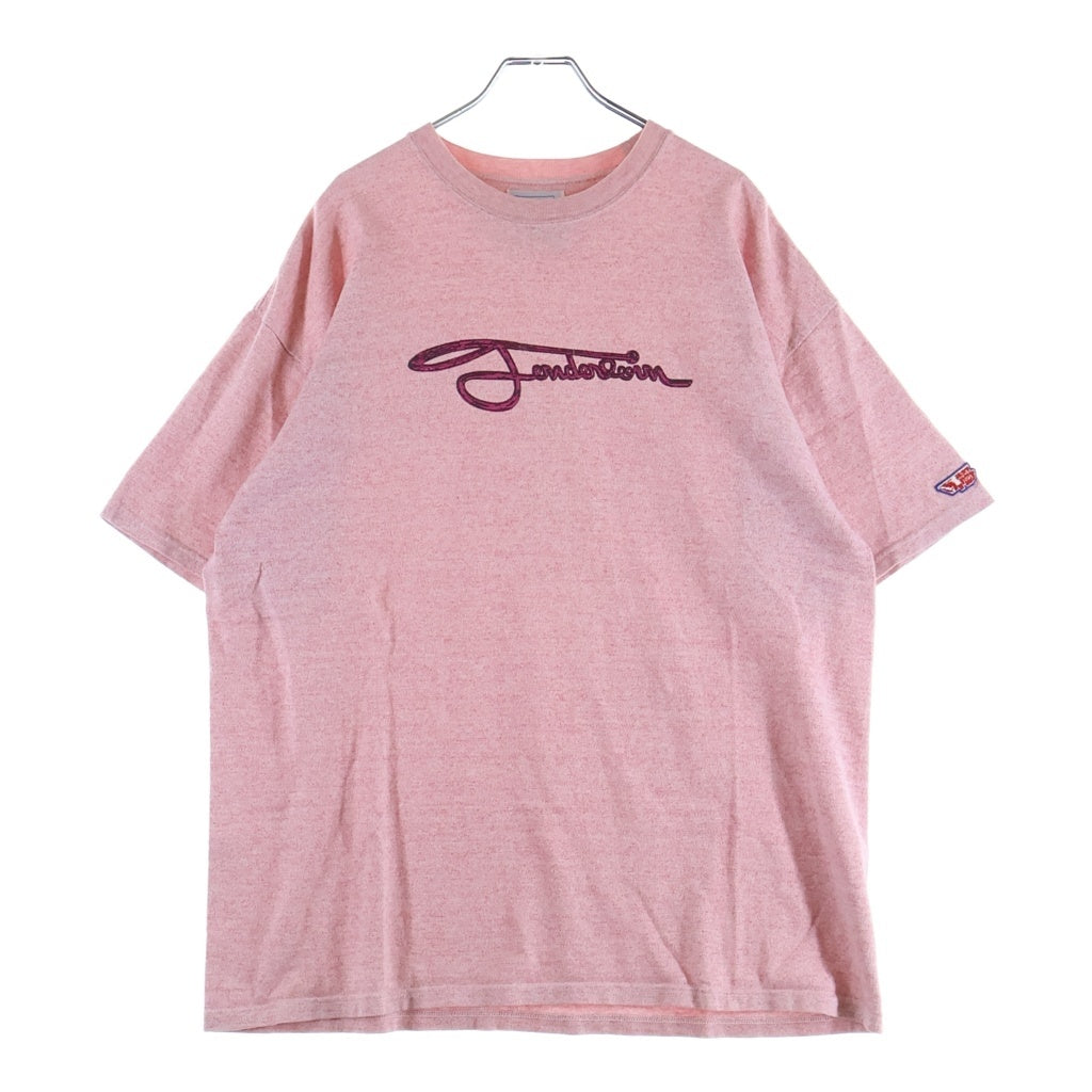TENDERLOIN(テンダーロイン) T-SHIRT 初期 ステーキタグ フロントプリント 霜降り クルーネック 半袖Tシャツ カットソー ピンク