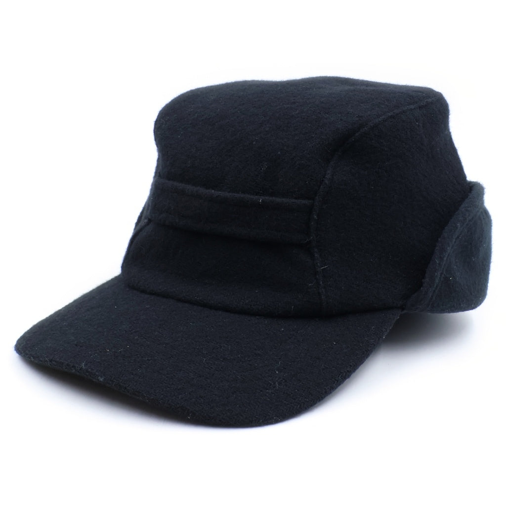 TENDERLOIN(テンダーロイン) FLIGHT CAP ウール フライトキャップ 帽子 ブラック
