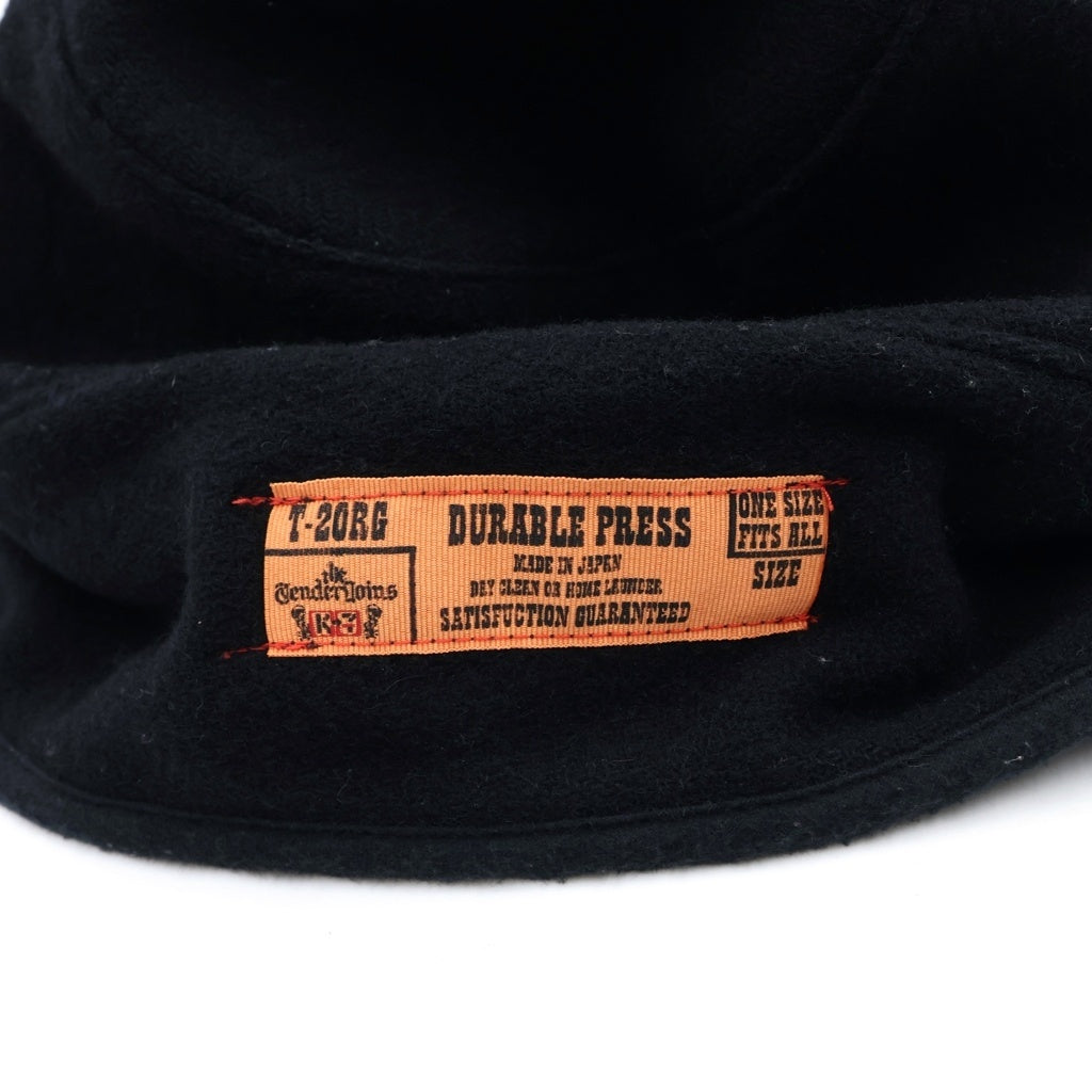 TENDERLOIN(テンダーロイン) FLIGHT CAP ウール フライトキャップ 帽子 ブラック