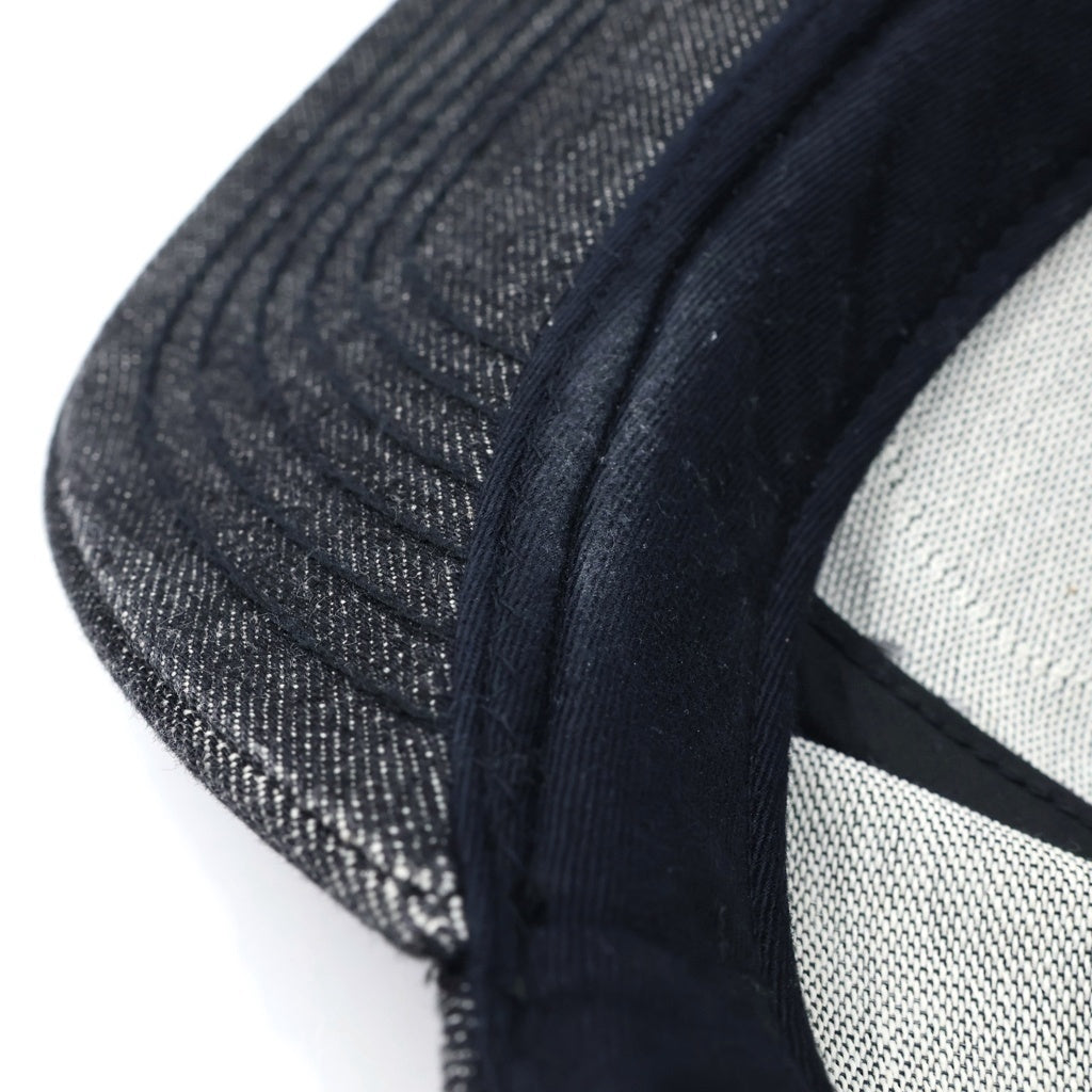 TENDERLOIN(テンダーロイン) DENIM TRUCKER CAP フロントロゴパッチ デニム トラッカーキャップ 帽子 ブラック