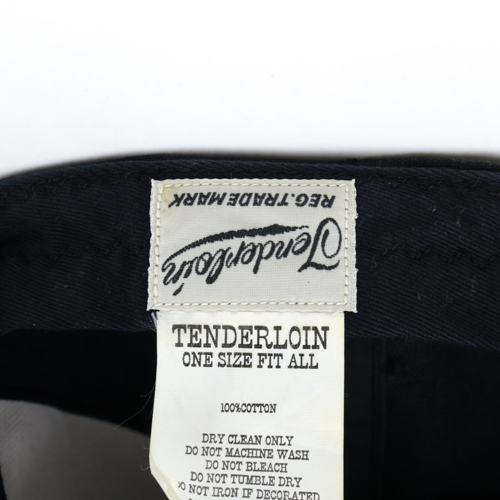 TENDERLOIN(テンダーロイン) TRUCKER CAP フロントロゴパッチ コットン トラッカーキャップ 帽子 ブラック