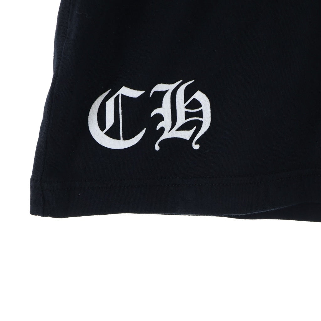 CHROME HEARTS(クロムハーツ) OLD HORSESHOE TEE オールド ホースシュープリント バックスクロールラベル VネックTシャツ 半袖カットソー レディース ブラック