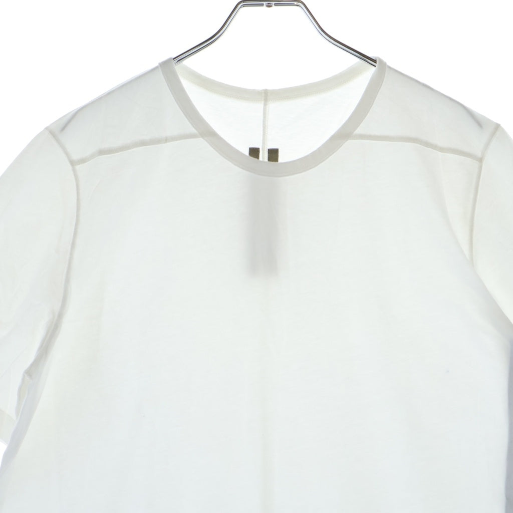 Rick Owens DRKSHDW(リックオウエンス ダークシャドウ) 26SS LEVEL TEE レベルティー クルーネック半袖カットソー ミルク ホワイト DU01F4250-RNP