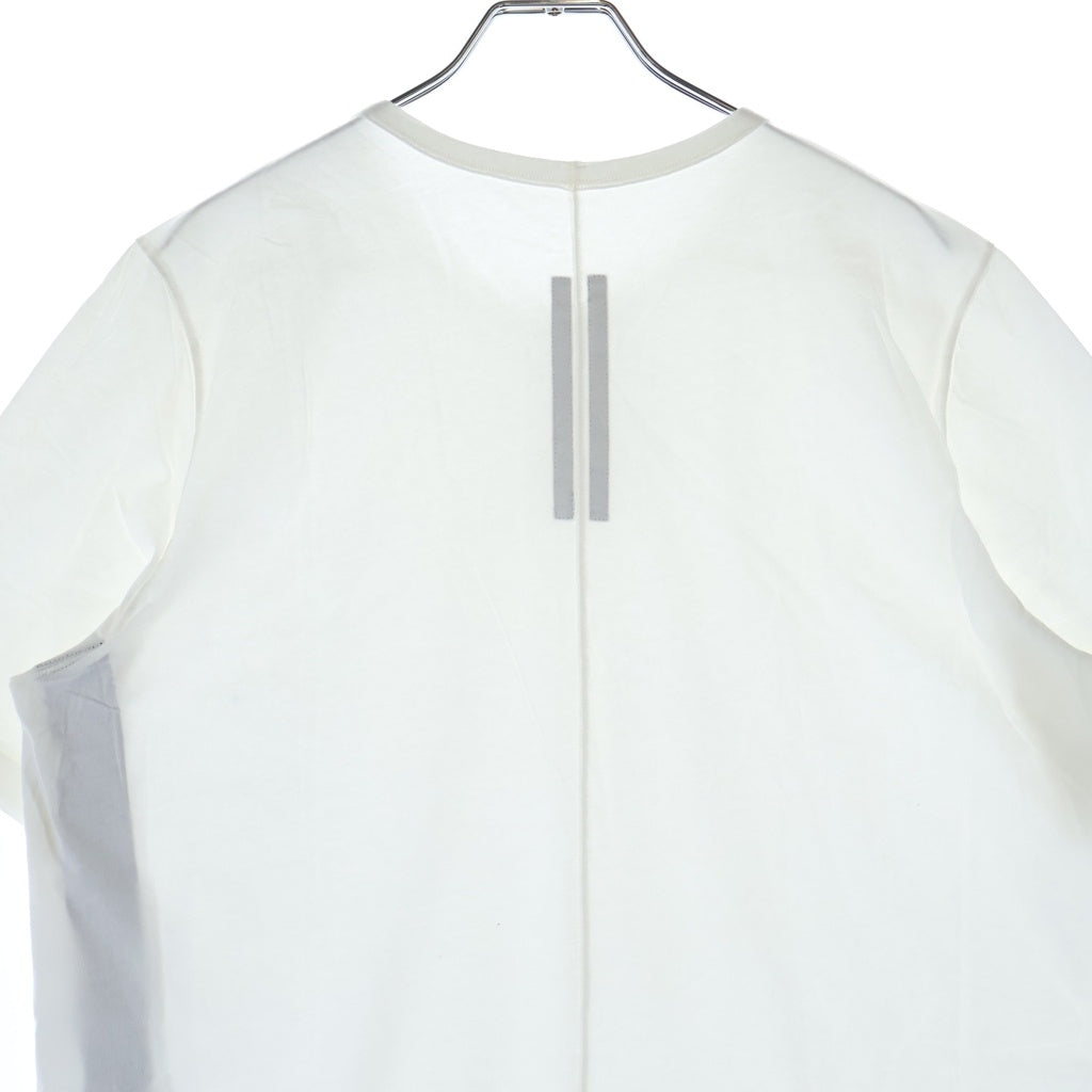 Rick Owens DRKSHDW(リックオウエンス ダークシャドウ) 26SS LEVEL TEE レベルティー クルーネック半袖カットソー ミルク ホワイト DU01F4250-RNP