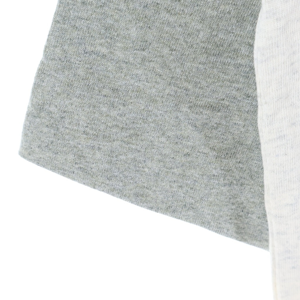 FEAR OF GOD ESSENTIALS(フィアオブゴッド エッセンシャルズ) 26SS SIGNATURE BASEBALL TEE シグネチャー ロゴ刺繍 ラグランスリーブ ベースボールカットソー グレー