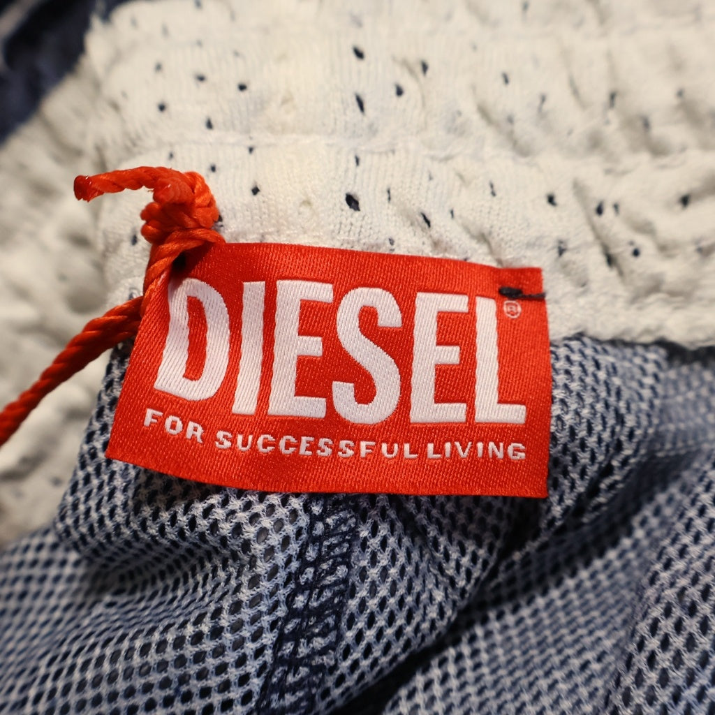 DIESEL(ディーゼル) T-OLLIE ティーオーリー 転写プリント メッシュショーツ ハーフパンツネイビー 20243-OWFCS A20243-OWFCS